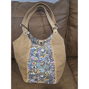 Women's Sakroots Rome Shopper Bag Beige Multicolor Floral